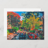 サンアントニオリバー絵画ウォークのはがき ポストカード (正面/裏面)