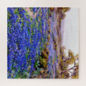 サンアントニオ北部、トワイライトのブルーボネット ジグソーパズル (横)