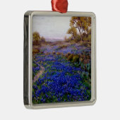 サンアントニオ北部、トワイライトのブルーボネット メタルオーナメント (右)