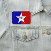 サンアントニオ国旗の愛国的な名前タグ 名札 (インサイチュ)