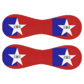 サンアントニオ国旗を持つ愛国的なソフトボール ソフトボール (パネル)