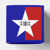 サンアントニオ国旗を掲げた愛国的な優遇箱 フェイバーボックス (上部)