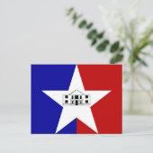 サンアントニオ国旗、テキサス州はがき ポストカード (スタンド正面)