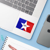 サンアントニオ国旗、テキサス州 シール (ノートパソコンとiPhone)