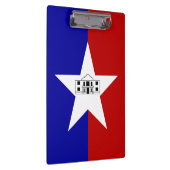 サンアントニオ州旗を持つ愛国的なクリップボード クリップボード (右)