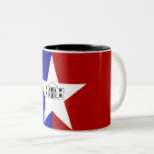 サンアントニオ州旗 ツートーンマグカップ (正面右)