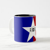 サンアントニオ州旗 ツートーンマグカップ (正面左)