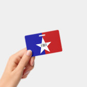 サンアントニオ市旗のバッジ バッジ (手持ち)