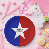 サンアントニオ市旗 ペーパープレート (パーティー)