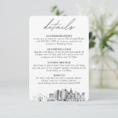 サンアントニオ結婚の詳細エンクロージャカード エンクロージャーカード (スタンド正面)