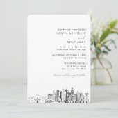 サンアントニオ結婚ズスエレガントカイライン招待状 招待状 (スタンド正面)