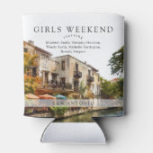 サンアントニオ ウォーターカラー ガールズ ウィークエンド 缶クーラー (裏面)