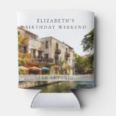 サンアントニオ ウォーターカラー バースデー ウィークエンド 缶クーラー (裏面)