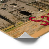 サンアントニオ、テキサス州旅行ポスター ポスター (角)