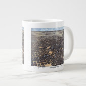 サンアントニオ テキサス州 アンティーク航空地図 1873 ジャンボコーヒーマグカップ (正面右)