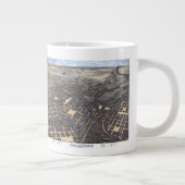 サンアントニオ テキサス州 アンティーク航空地図 1873 ジャンボコーヒーマグカップ (右)