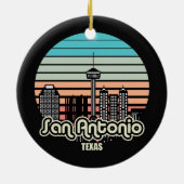 サンアントニオ、テキサス州 セラミックオーナメント (裏面)