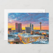 サンアントニオ、テキサス州、統一された州 ポストカード (正面/裏面)