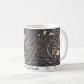 サンアントニオ テキサス州 1873年 古地図 航空図 コーヒーマグカップ (正面右)