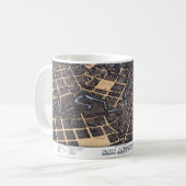 サンアントニオ テキサス州 1873年 古地図 航空図 コーヒーマグカップ (正面左)