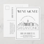 サンアントニオ モダンデコ | 住所変更のお知らせ 案内ポストカード (正面/裏面)