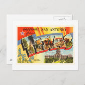 サンアントニオ#2テキサス州TXヴィンテージトラベル土産 ポストカード (正面/裏面)