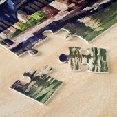 サンアントニオTX – ブリッジオンパセオデルリオ ジグソーパズル (側面)