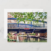 サンアントニオTX – ブリッジオンパセオデルリオ ポストカード (正面/裏面)