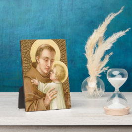 サンアントニーとキリストの幼児（JM 05） 5"x7" フォトプラーク