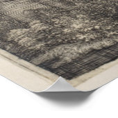 サンアントニー版木、銅版、版画バイアルブレヒト ポスター (角)