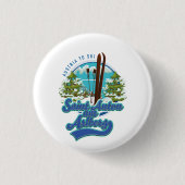 サンアントンアムアルベルグオーストリアスキーロゴ 缶バッジ (正面)