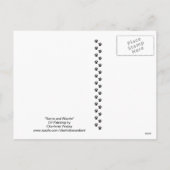 サンアンドウエストハイランドテリアードッグアートポストカード シーズンポストカード (裏面)