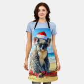 サンアンドサーフコアラサンタハット エプロン (着用した状態)