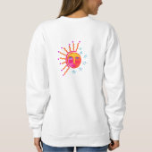 サンアンドスターズ抽象芸術アートへ衣服 スウェットシャツ (裏面)