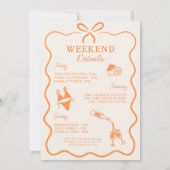 サンアンドスピリッツバチェロレッテ招待状 招待状 (裏面)