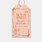 サンアンドスピリッツバチェロレッテ週末パーティー ギフトタグ (正面)