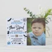 サンアンドスピリット！ボーイズハロウィン3歳バースデーフォト 招待状 (スタンド正面)