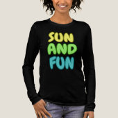 サンアンドファン 長袖シャツ トライブレンドTシャツ (正面)