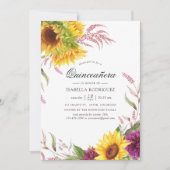 サンアンドブルガンディープラムフローラキンセアニラ 招待状 (正面)