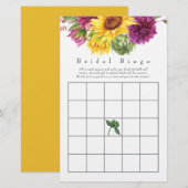 サンアンドブルゴーニュプラムフローラブライダルシャワービンゴ (正面/裏面)