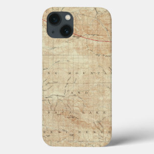 サンアンドレアスの切れ間を示すMt Pinosの四角形 iPhone 13ケース