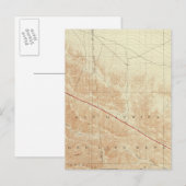 サンアンドレアスの裂け目を示すサンアントニオ四辺形 ポストカード (正面/裏面)