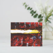 「サンアンドレアス」 -モダン抽象芸術・アート ポストカード (スタンド正面)