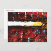 「サンアンドレアス」 -モダン抽象芸術・アート ポストカード (正面/裏面)