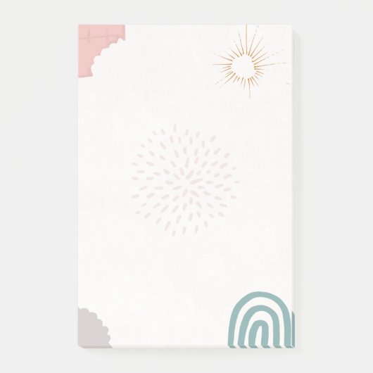 サンアンドレインボーパステルカラー ポストイット (正面)