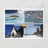 サンアンドレス – コロンビア – モザイク – ポストカード (正面)