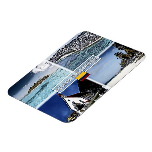 サンアンドレス – コロンビア – モザイク –  マグネット (左側)