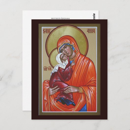 サンアンナ祈りの言葉カード ポストカード (正面/裏面)