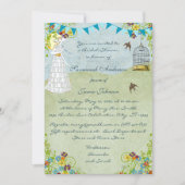 サンアンブレラバンティンガーデンブライダルシャワー 招待状 (正面)