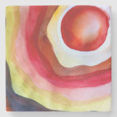 サンアートサンシャイン抽象芸術 ストーンコースター (正面)